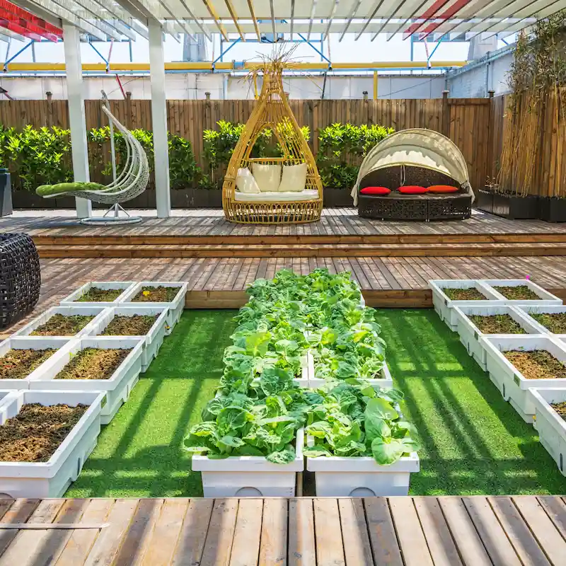 terrazza con giardino pensile - il Maggiociondolo